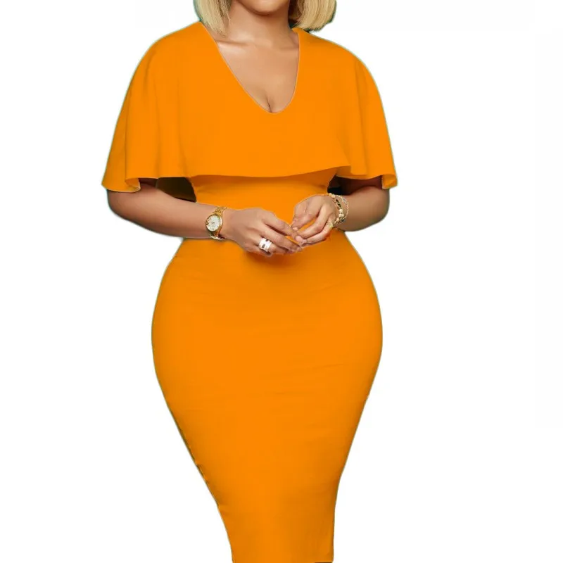 African Dresses For Women Solid Deep V Neck Sexy Elegant Party Evening Dress Summer Bag Hip African Clothing Ankara Robes 2022
African Dresses For Women Solid Deep V Neck Sexy Elegant Party Evening Dress Summer Bag Hip African Clothing Ankara Robes 2022