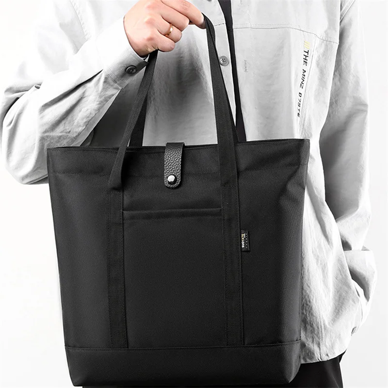 Men Travel Handbag Large Capacity Male Messenger Bag Solid Color High Quality Simple Shoulder Bags Portable Casual Handbags
Men Travel Handbag Large Capacity Male Messenger Bag Solid Color High Quality Simple Shoulder Bags Portable Casual Handbags