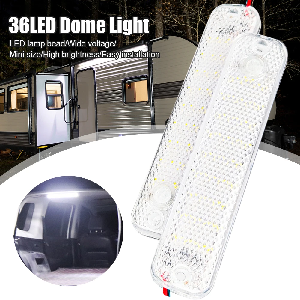 36 LEDs Car Interior Light 12V-85V Truck Dome Light with Independent Switch Night Reading Ceiling Light for Car RV Truck Marine
36 LEDs Car Interior Light 12V-85V Truck Dome Light with Independent Switch Night Reading Ceiling Light for Car RV Truck Marine