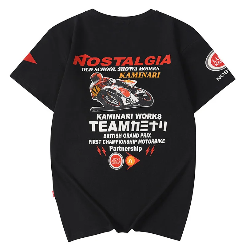 High Quality Shirt Motorcycle Racing Print T Men Summer Short Sleeve Casual Loose Cotton Tops Tee M-4XL
High Quality Shirt Motorcycle Racing Print T Men Summer Short Sleeve Casual Loose Cotton Tops Tee M-4XL