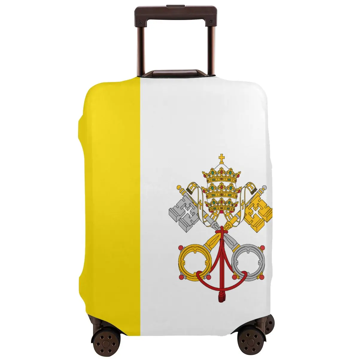 Vatican Flag Christianity Washable Luggage Protective Cover Luggage Protective Case Travel Thicken Zipper Case Polyester Trolley
Vatican Flag Christianity Washable Luggage Protective Cover Luggage Protective Case Travel Thicken Zipper Case Polyester Trolley