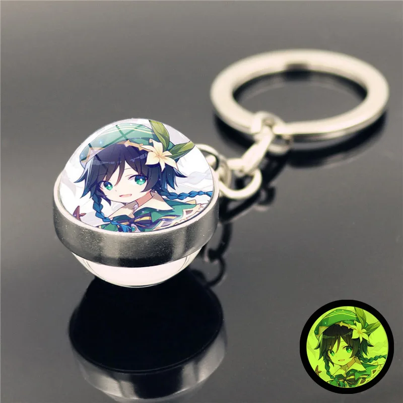 Genshin Impact Luminous Keychain Anime Gan Yu Keqing Double Sided Glass Ball Charm Glow In the Dark Key Ring Couple Accessories
Genshin Impact Luminous Keychain Anime Gan Yu Keqing Double Sided Glass Ball Charm Glow In the Dark Key Ring Couple Accessories