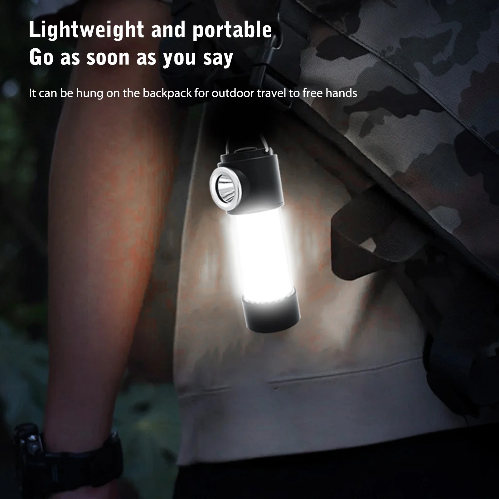 Mini Camp Ambient Light IP44 Waterproof Camping Lantern with Lampshade 3 Light Colors Hook and Magnet Bottom for Hiking
Mini Camp Ambient Light IP44 Waterproof Camping Lantern with Lampshade 3 Light Colors Hook and Magnet Bottom for Hiking