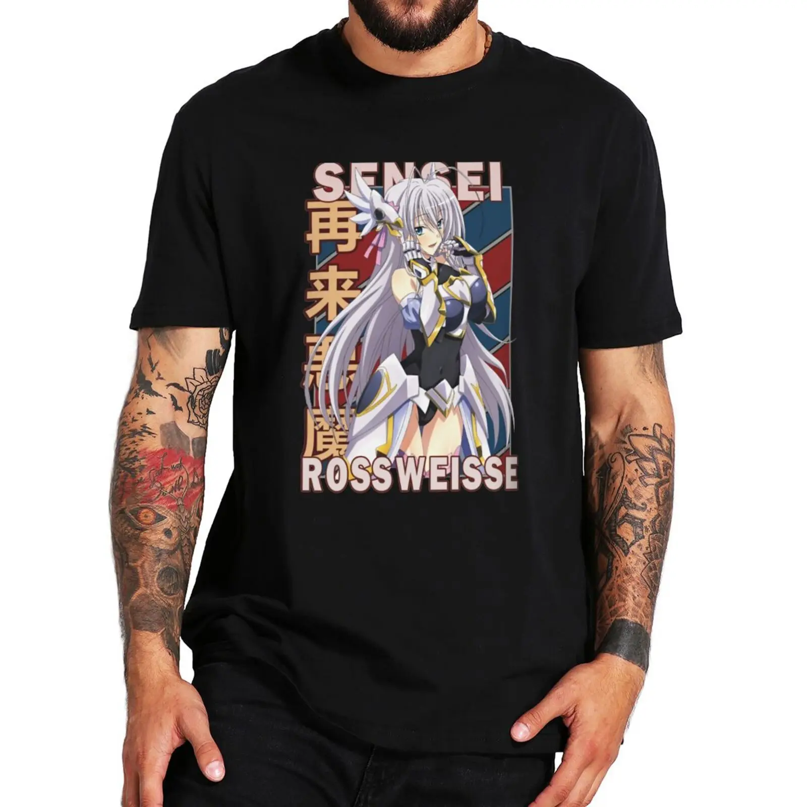 Sensei Rossweisse T Shirt Highschool Dxd Anime Manga Fans Short Sleeve Casual Summer Cotton Premium Men T-shirt EU Size
Sensei Rossweisse T Shirt Highschool Dxd Anime Manga Fans Short Sleeve Casual Summer Cotton Premium Men T-shirt EU Size