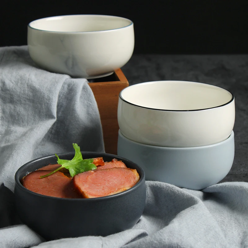 Nordic style household rice bowl underglaze color simple hot pot bowl ceramic soup bowl gift box multi-color optional
Nordic style household rice bowl underglaze color simple hot pot bowl ceramic soup bowl gift box multi-color optional