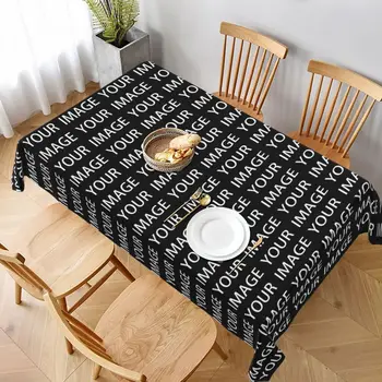 Your Image Custom Made Tablecloth Custom Design Your Own Table Cover Customized Polyester Cheap Table Cloth