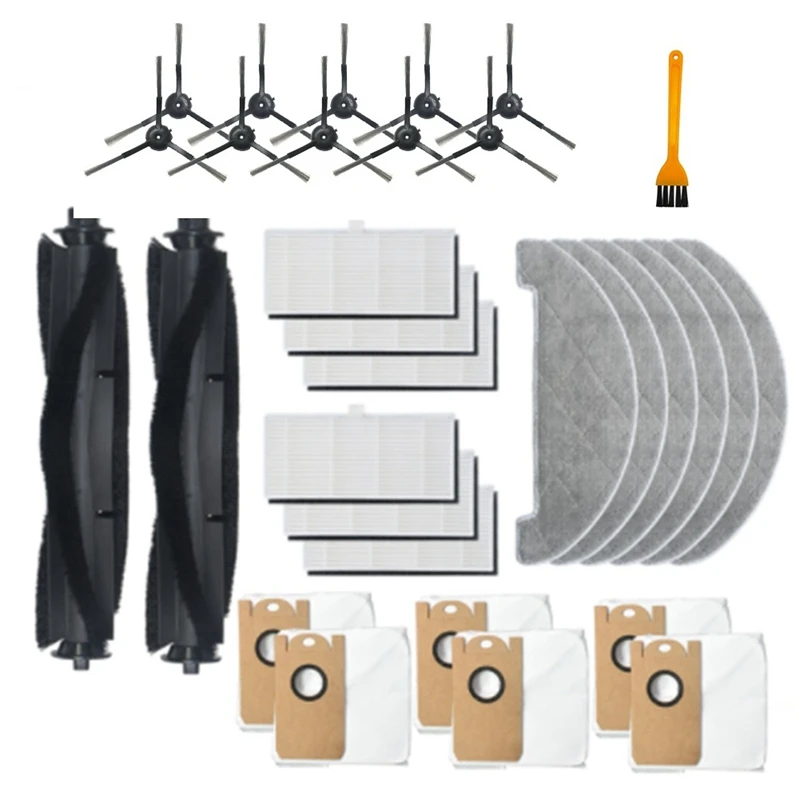31PCS Main Brush Dust Bags Mop Cloth Side Brush Hepa Filter Parts For XIAOMI VIOMI S9 Robot Vacuum Cleaner Accessories
31PCS Main Brush Dust Bags Mop Cloth Side Brush Hepa Filter Parts For XIAOMI VIOMI S9 Robot Vacuum Cleaner Accessories