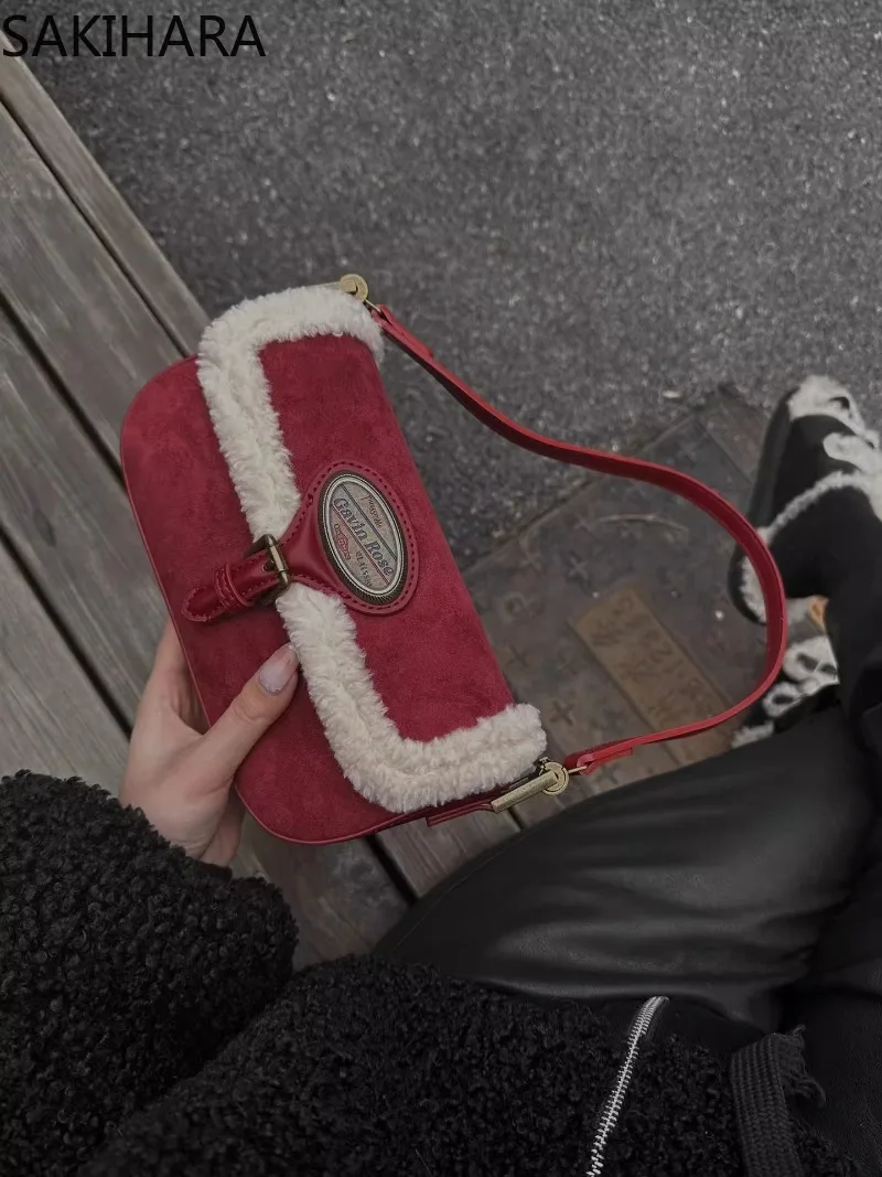 Y2K Lamb Wool Design Vintage Patchwork Fashion Handbag Korean Version New Soft Crossbody Pack Bolsos Para Mujeres Tendencia 2023
Y2K Lamb Wool Design Vintage Patchwork Fashion Handbag Korean Version New Soft Crossbody Pack Bolsos Para Mujeres Tendencia 2023