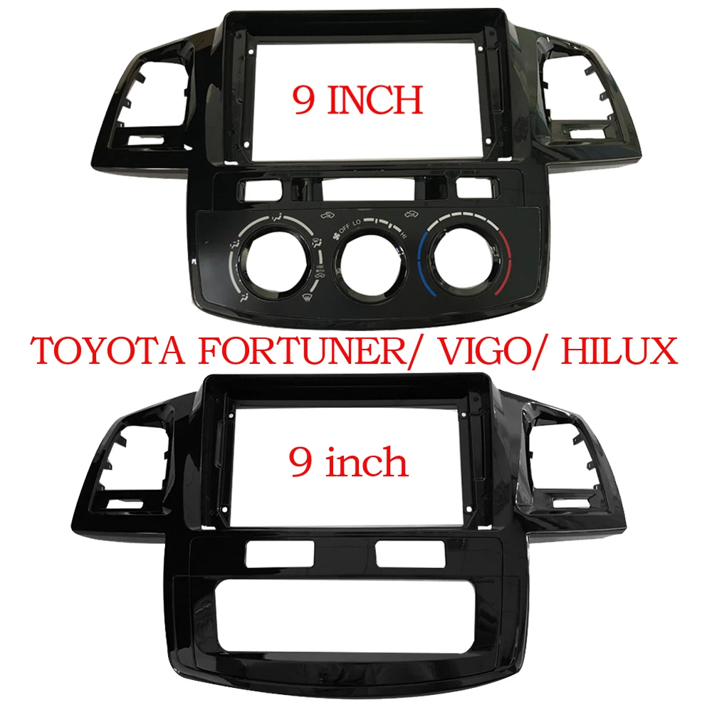 9 Inch Car Fascia For Toyota Fortuner Hilux 2005-2014 Double Din Fascias Panel Dashboard Stereo Car DVD Frame In-dash Kits
9 Inch Car Fascia For Toyota Fortuner Hilux 2005-2014 Double Din Fascias Panel Dashboard Stereo Car DVD Frame In-dash Kits