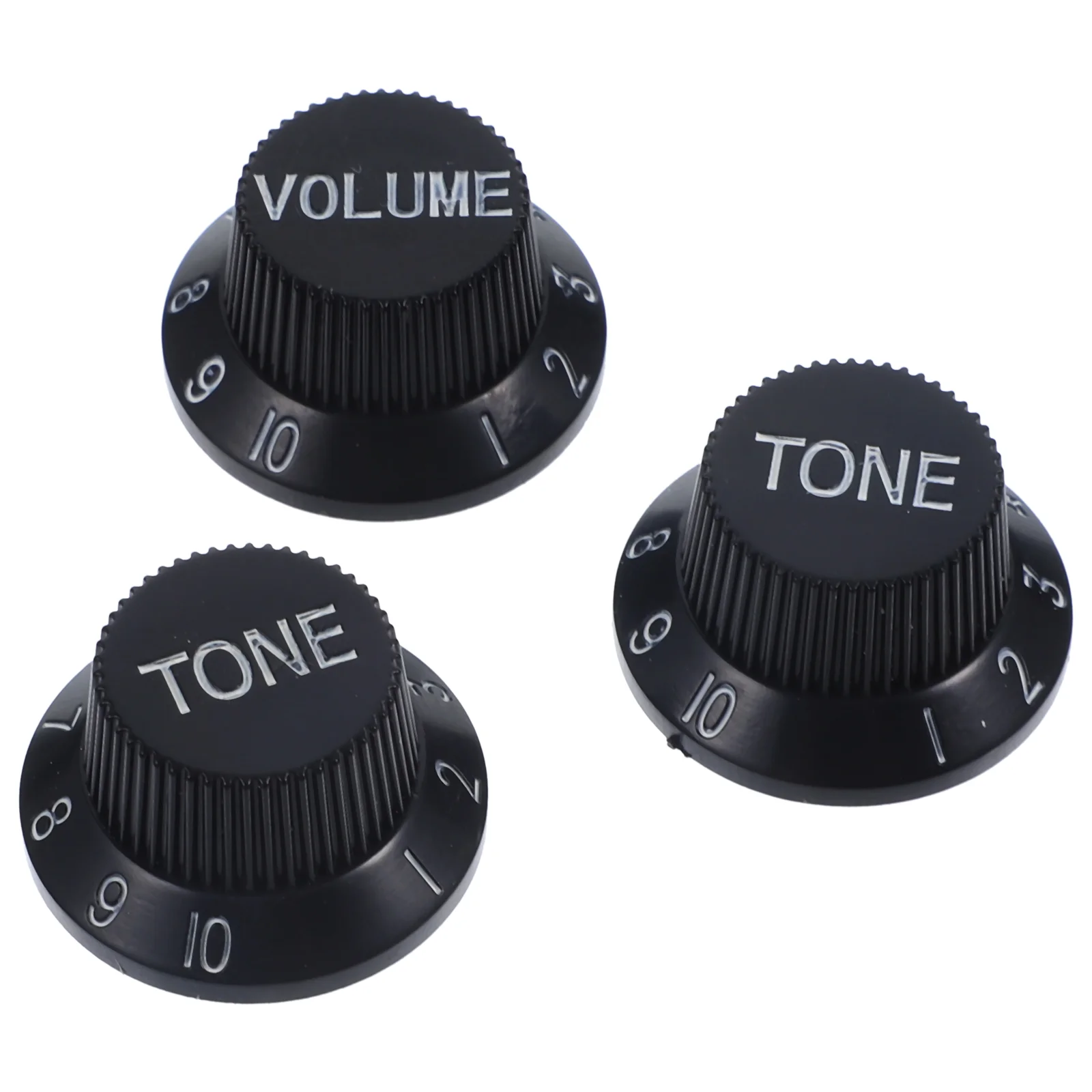3 Pcs Black Caps Potentiometer Volume Tone Control Knobs Dome Turn Replacement Abs Guitar Electric
3 Pcs Black Caps Potentiometer Volume Tone Control Knobs Dome Turn Replacement Abs Guitar Electric