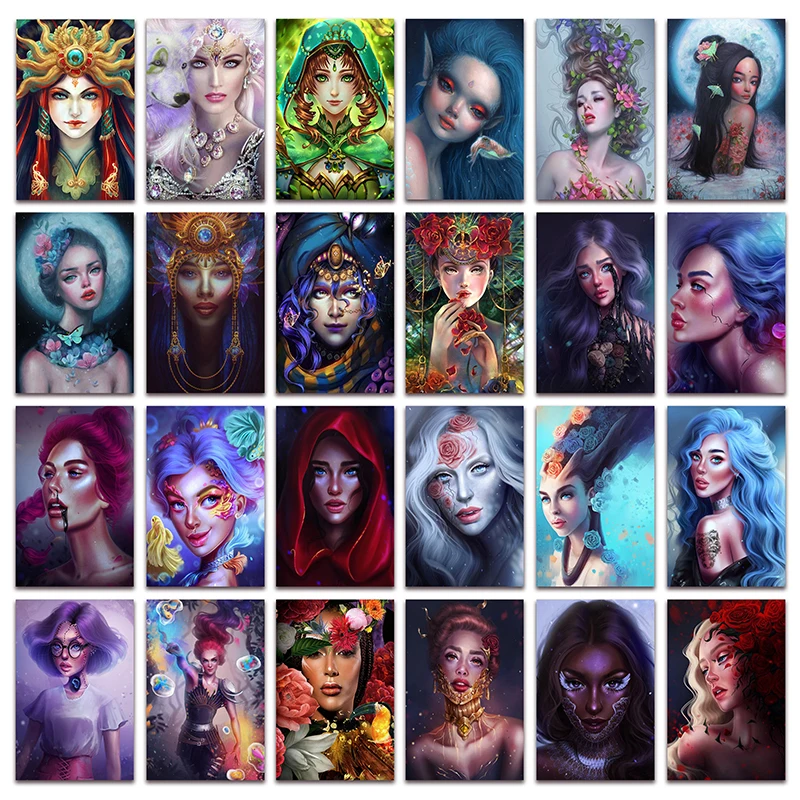 New 5D Diamond mosaic Art cartoon Beauty Full Diamond painting embroidery picture Goblin girl Fairy cross stitch Home decor E128
New 5D Diamond mosaic Art cartoon Beauty Full Diamond painting embroidery picture Goblin girl Fairy cross stitch Home decor E128