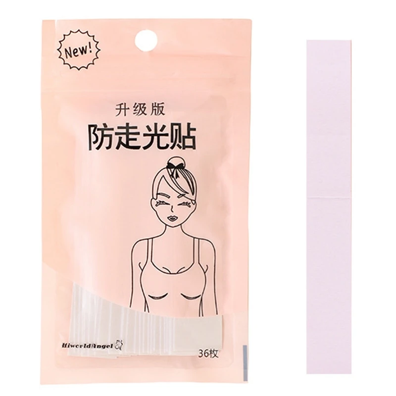 

CPDD 36Pcs Women Clear Double Sided Tape for Clothes Dress Blouse Collar Underwear Strap Body Skin Anti-Slip Transparent Sticker