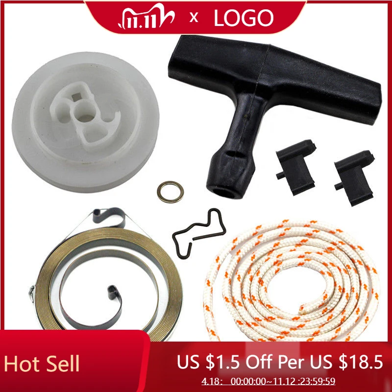 Recoil Rewind Starter Handle Rope Pulley Spring Kit For Stihl 034 036 044 046 MS340 MS360 MS440 MS460 Chainsaw 1128 195 0400
Recoil Rewind Starter Handle Rope Pulley Spring Kit For Stihl 034 036 044 046 MS340 MS360 MS440 MS460 Chainsaw 1128 195 0400