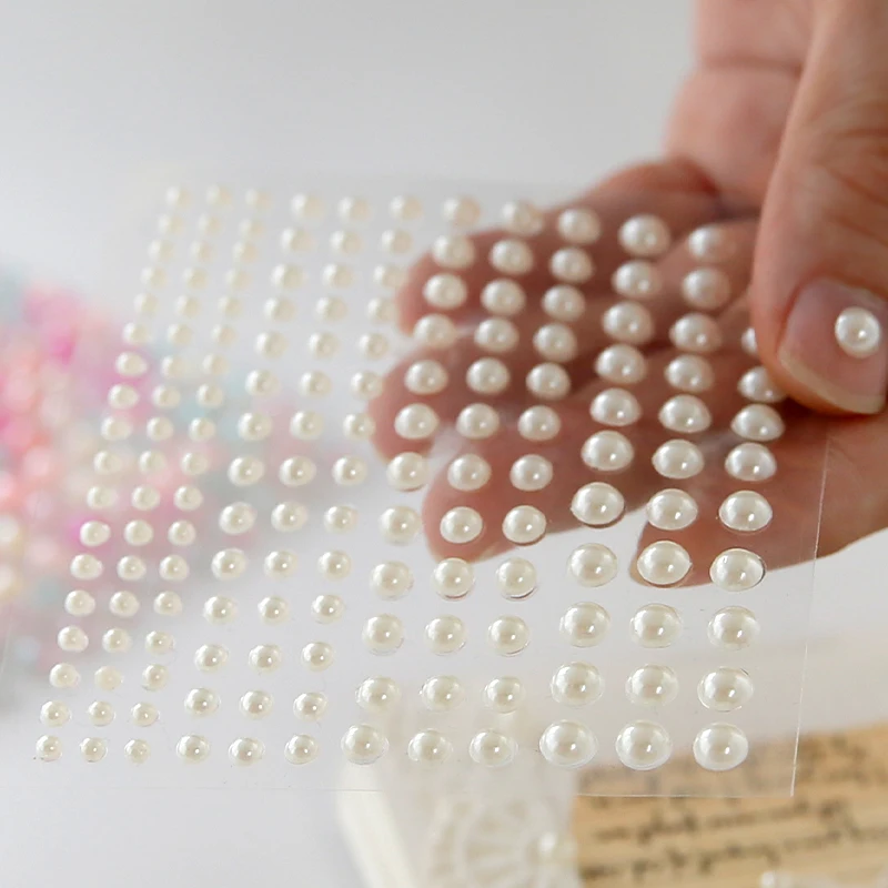 165 pcs/sheet Pearl paste nail piece paste planner handmade decorative supplies scrapbook accessories
165 pcs/sheet Pearl paste nail piece paste planner handmade decorative supplies scrapbook accessories