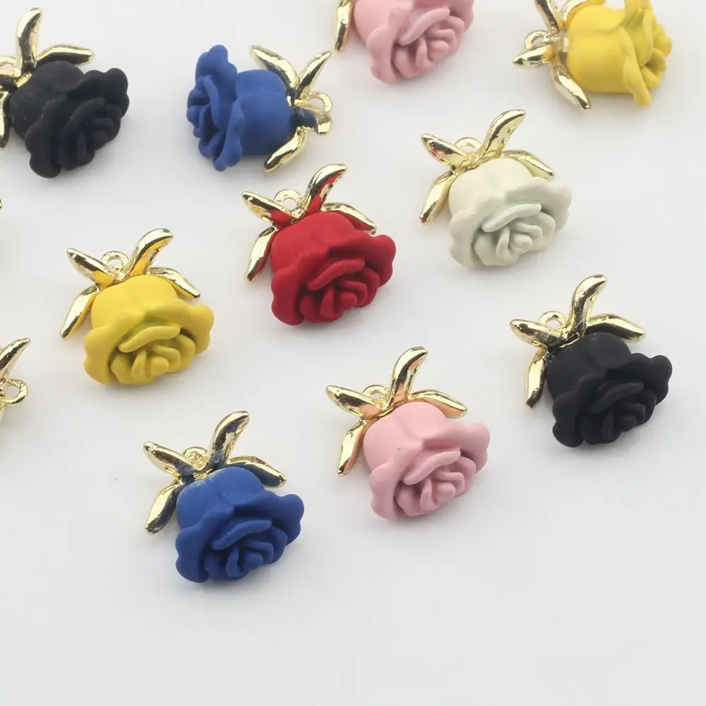10pcs Alloy Hollow Out Rose Flower Charms Pendant Plant Handmade DIY Necklace Bracelet Earrings Jewelry Key Chain Accessories
10pcs Alloy Hollow Out Rose Flower Charms Pendant Plant Handmade DIY Necklace Bracelet Earrings Jewelry Key Chain Accessories