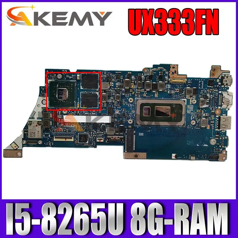 UX333FN подходит для ноутбука ASUS ZenBook 13 UX333F UX333FN UX333 U3300F материнская плата для ноутбука с I5-8265U 8G-RAM 100% ТЕСТ ОК
UX333FN подходит для ноутбука ASUS ZenBook 13 UX333F UX333FN UX333 U3300F материнская плата для ноутбука с I5-8265U 8G-RAM 100% ТЕСТ ОК