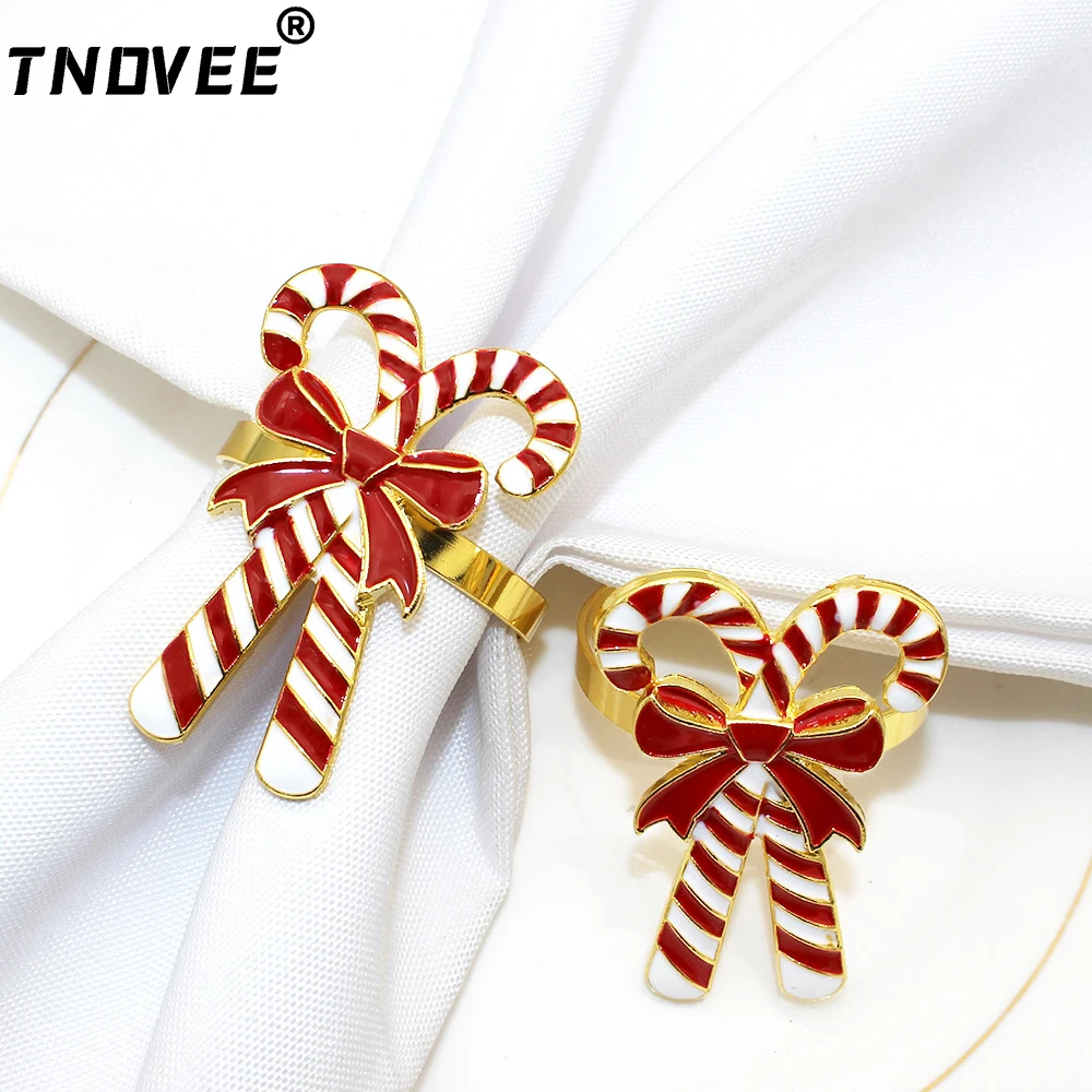 6Pcs Christmas Candy Cane Napkin Rings Sweets Candy Napkin Holder for Xmas Tree Hanging Ornaments Party Dinner Table Decor
6Pcs Christmas Candy Cane Napkin Rings Sweets Candy Napkin Holder for Xmas Tree Hanging Ornaments Party Dinner Table Decor
