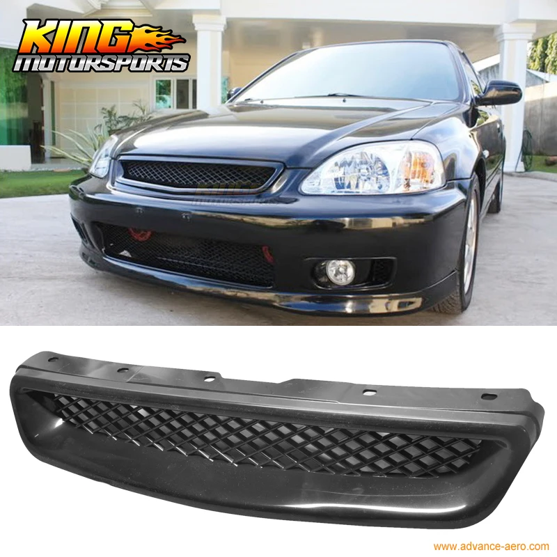 

Fit For 99-00 Honda Civic EK CX DX EX HX LX JDM T-R Type Front Hood Grill Grille Abs USA Domestic Free Shipping Hot Selling