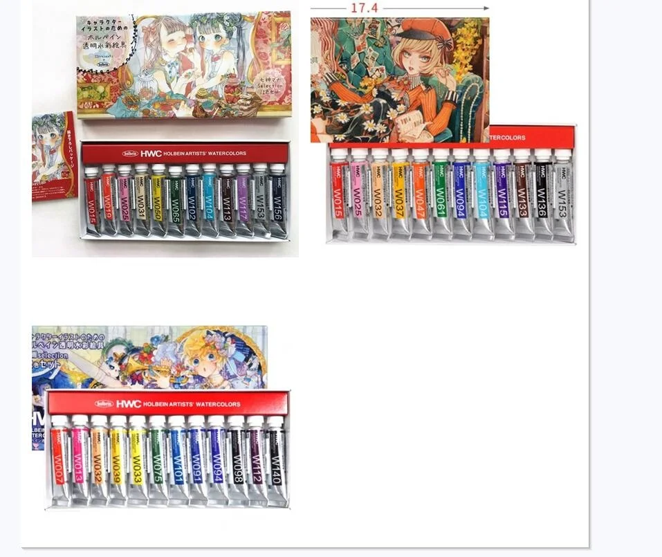 Japanese Holbein Artist acuarela Natsume Lemon Seven Gods Nana Shiyu 12 Colors 5ml Watercolor Paint Set Art Supplies
Japanese Holbein Artist acuarela Natsume Lemon Seven Gods Nana Shiyu 12 Colors 5ml Watercolor Paint Set Art Supplies