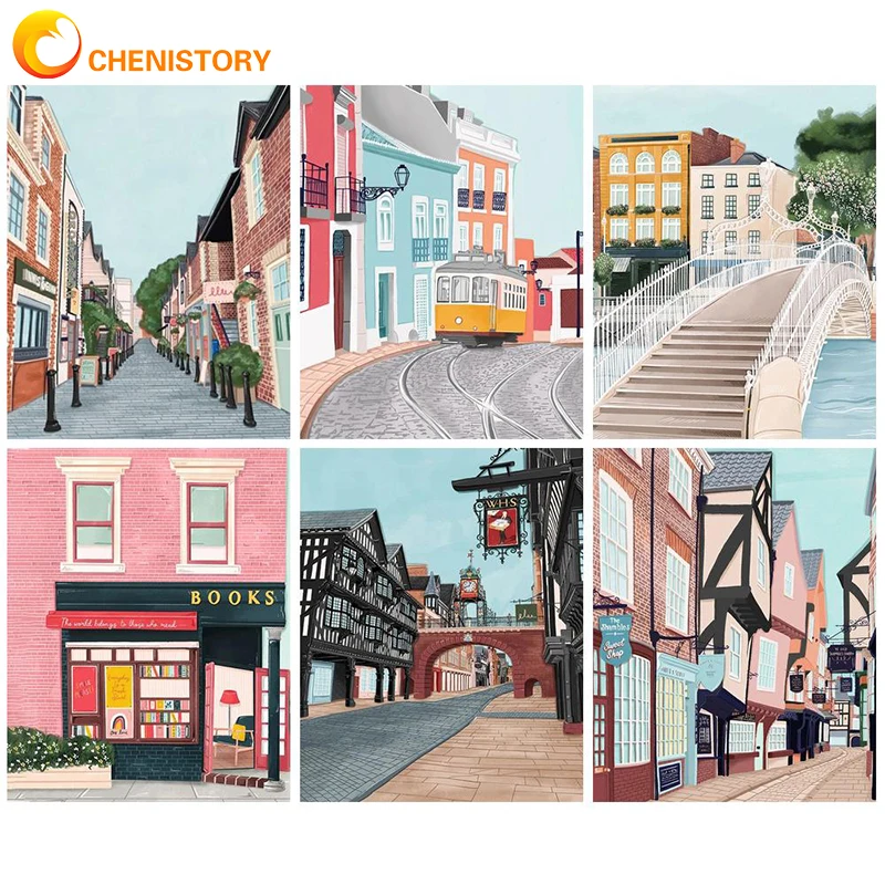 CHENISTORY DIY Frameless Paint By Numbers For Adults Pictures By Numbers City Landscape Kits HandPainted Painting Drawing On Can
CHENISTORY DIY Frameless Paint By Numbers For Adults Pictures By Numbers City Landscape Kits HandPainted Painting Drawing On Can