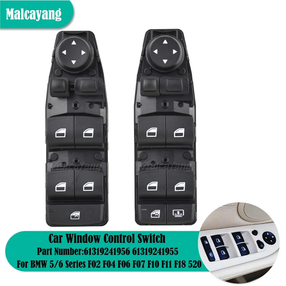For BMW 5 6 Series F06 F07 F10 F11 X3 F25 Car Window Lifter Switch Master Control Button 61319241956 61319241955
For BMW 5 6 Series F06 F07 F10 F11 X3 F25 Car Window Lifter Switch Master Control Button 61319241956 61319241955