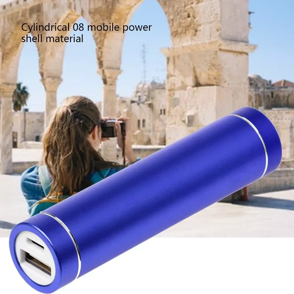 Multicolor Cylinder Portable Power Bank Battery Shell 1x18650 Battery With 1pcs 5V 1A USB Charging Port
Multicolor Cylinder Portable Power Bank Battery Shell 1x18650 Battery With 1pcs 5V 1A USB Charging Port