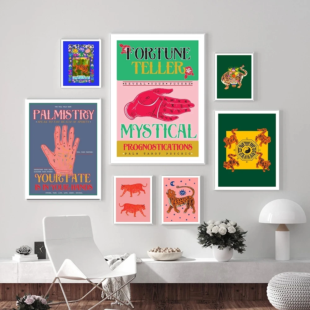 Bagua Tigers Green Art Prints Animals Canvas Painting Good Luck Tiger Posters Palmistry Fortune Teller Wall Pictures Home Decor
Bagua Tigers Green Art Prints Animals Canvas Painting Good Luck Tiger Posters Palmistry Fortune Teller Wall Pictures Home Decor