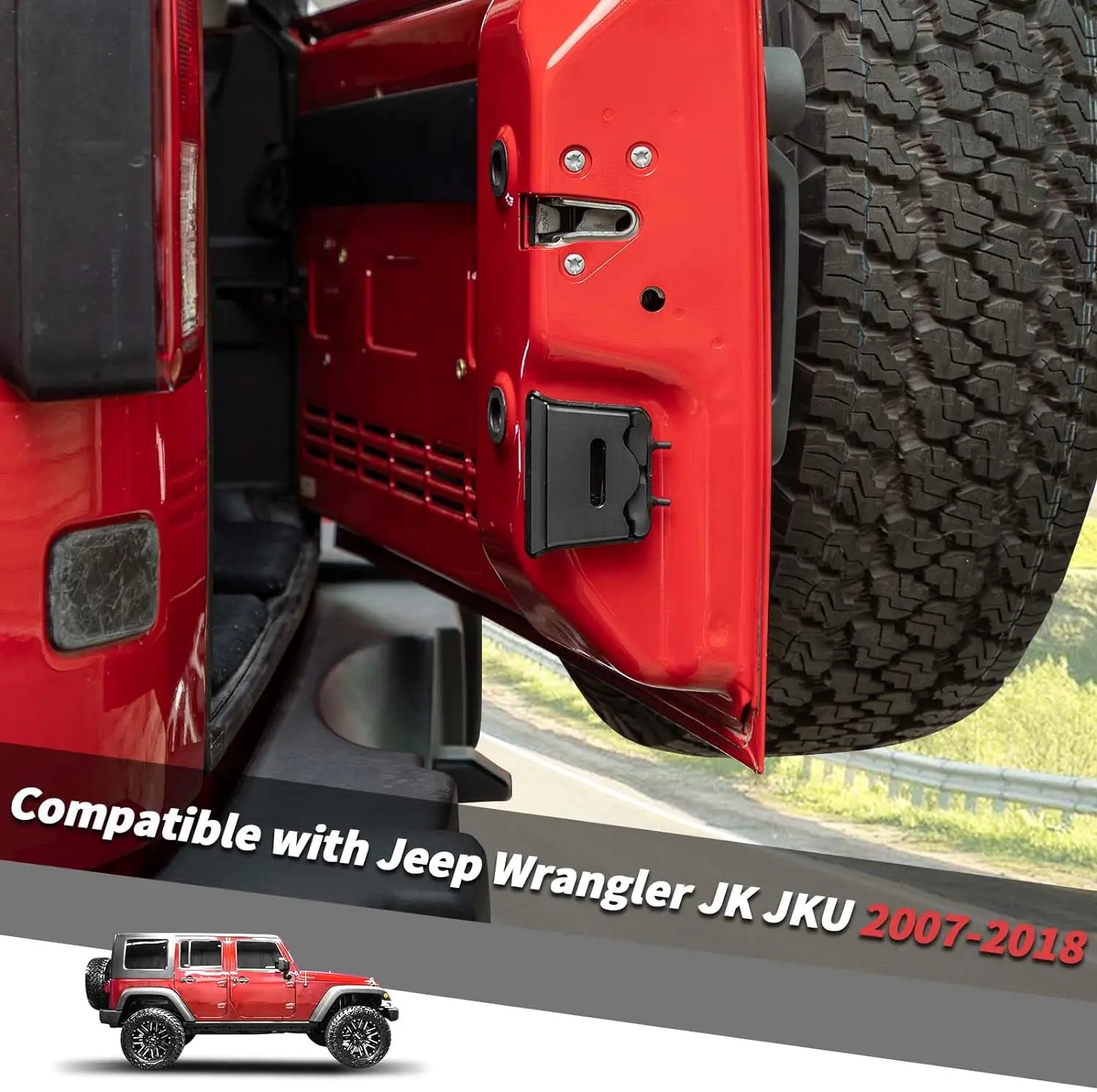 Tailgate Limiter Rear Door Stopper Compatible with Jeep Wrangler JK & JL 2006-2018+ Fix Awful Tailgate Rattle Noise
Tailgate Limiter Rear Door Stopper Compatible with Jeep Wrangler JK & JL 2006-2018+ Fix Awful Tailgate Rattle Noise