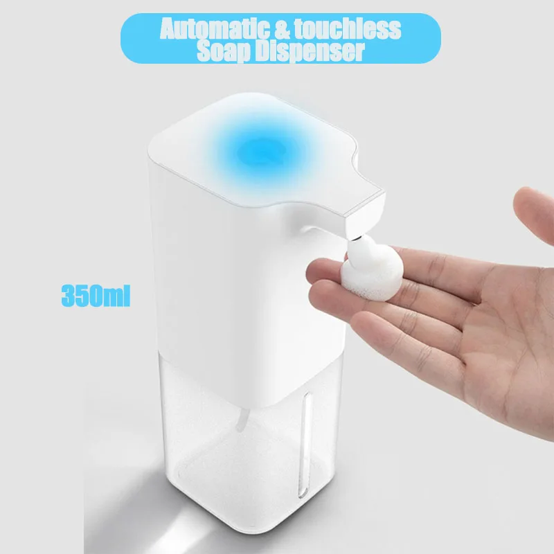 350ml Automatic Foaming Soap Dispenser with Effervescent Disinfectant Tablet Touchless USB Hander for Bathroom Kitchen Toilet
350ml Automatic Foaming Soap Dispenser with Effervescent Disinfectant Tablet Touchless USB Hander for Bathroom Kitchen Toilet