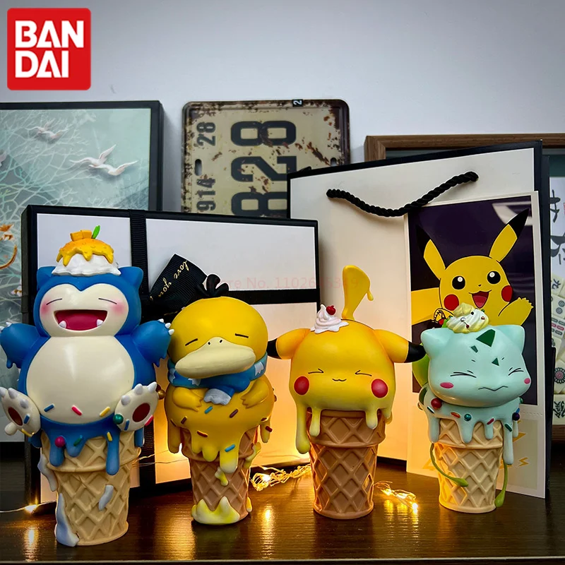 Anime Pokemon Cone Ice Cream Pikachu Bulbasaur Psyduck Snorlax Kawaii Ornaments Figures Model Toy For Children Holiday Gift
Anime Pokemon Cone Ice Cream Pikachu Bulbasaur Psyduck Snorlax Kawaii Ornaments Figures Model Toy For Children Holiday Gift