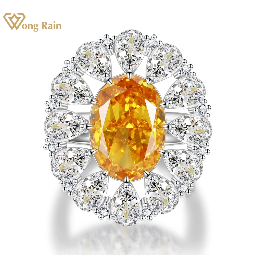 Wong Rain 925 Sterling Silver Crushed Ice Oval Cut 13CT Amethyst/Sapphire/Citrine Gemstone Created Moissanite Rings Fine Jewelry
Wong Rain 925 Sterling Silver Crushed Ice Oval Cut 13CT Amethyst/Sapphire/Citrine Gemstone Created Moissanite Rings Fine Jewelry