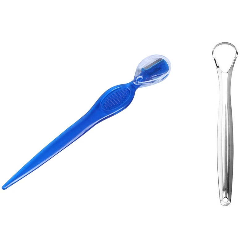 Tongue to Bad Breath Scraper Fresh Breath Stinky Tongue Scraper Oral Cleaning Tool with 5Pcs Mini Eyebrow Trimmer
Tongue to Bad Breath Scraper Fresh Breath Stinky Tongue Scraper Oral Cleaning Tool with 5Pcs Mini Eyebrow Trimmer