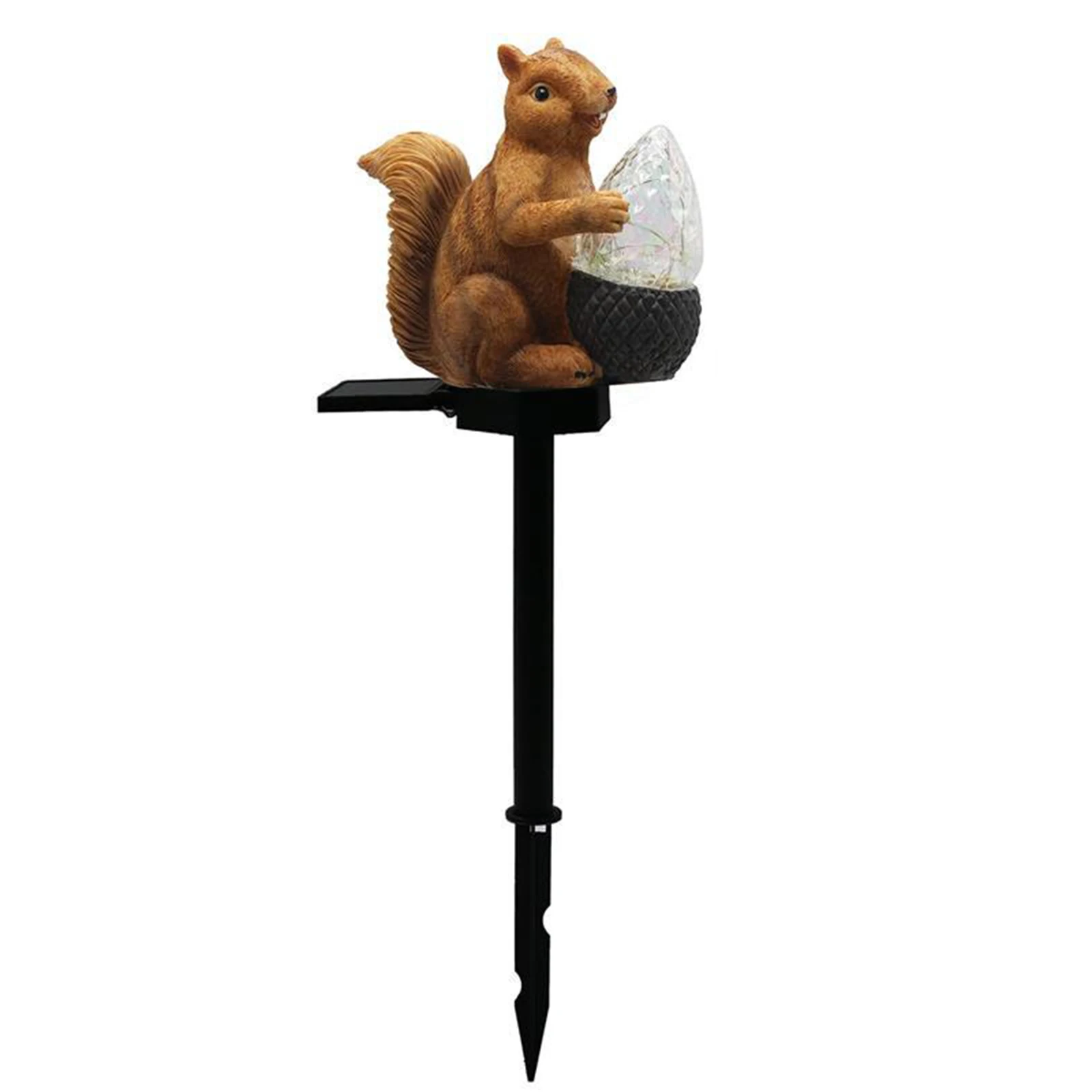 Solar Garden Light Solar Powered Colorful LED Squirrel Stake Light IP65 Waterproof For Outdoor Patio Garden Lawn Decor
Solar Garden Light Solar Powered Colorful LED Squirrel Stake Light IP65 Waterproof For Outdoor Patio Garden Lawn Decor