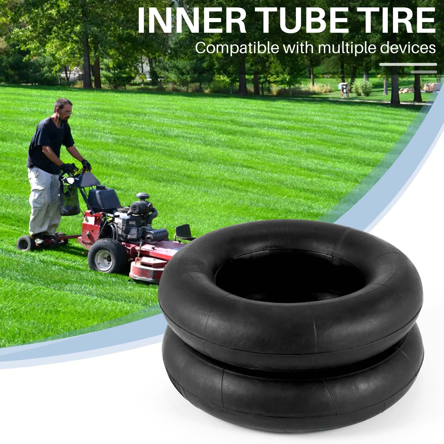 2 PCS 4.10/3.50-4 Inch Inner Tube Tire for Hand Truck, Dolly, Hand Cart, Garden Cart, Lawn Mower,4.10-4 Replacement Tube
2 PCS 4.10/3.50-4 Inch Inner Tube Tire for Hand Truck, Dolly, Hand Cart, Garden Cart, Lawn Mower,4.10-4 Replacement Tube