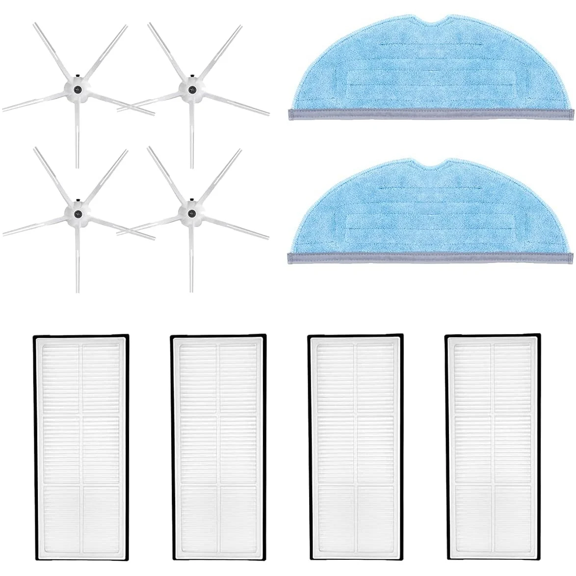 Replacement Kit for Xiaomi Roborock S7 T7S T7 Plus Vacuum Cleaner, Include 4 Side Brush, 4 Hepa Filter, 2 Mop Cloth B
Replacement Kit for Xiaomi Roborock S7 T7S T7 Plus Vacuum Cleaner, Include 4 Side Brush, 4 Hepa Filter, 2 Mop Cloth B