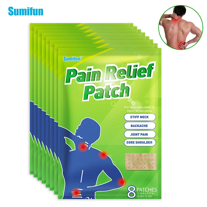 Sumifun 8/16/40/64Pcs Pain Relief Patch Muscle Pain Wrist Pain Bruises Stress Relaxation Medical Plaster Joint Pain Killer Patch
Sumifun 8/16/40/64Pcs Pain Relief Patch Muscle Pain Wrist Pain Bruises Stress Relaxation Medical Plaster Joint Pain Killer Patch