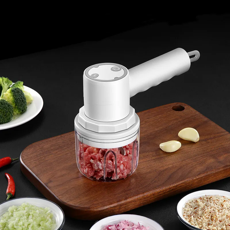Wireless Portable Hand-held Electric Minced Meat and Garlic Machine High-power Food Supplement Seasoning Mixer Egg Beater
Wireless Portable Hand-held Electric Minced Meat and Garlic Machine High-power Food Supplement Seasoning Mixer Egg Beater