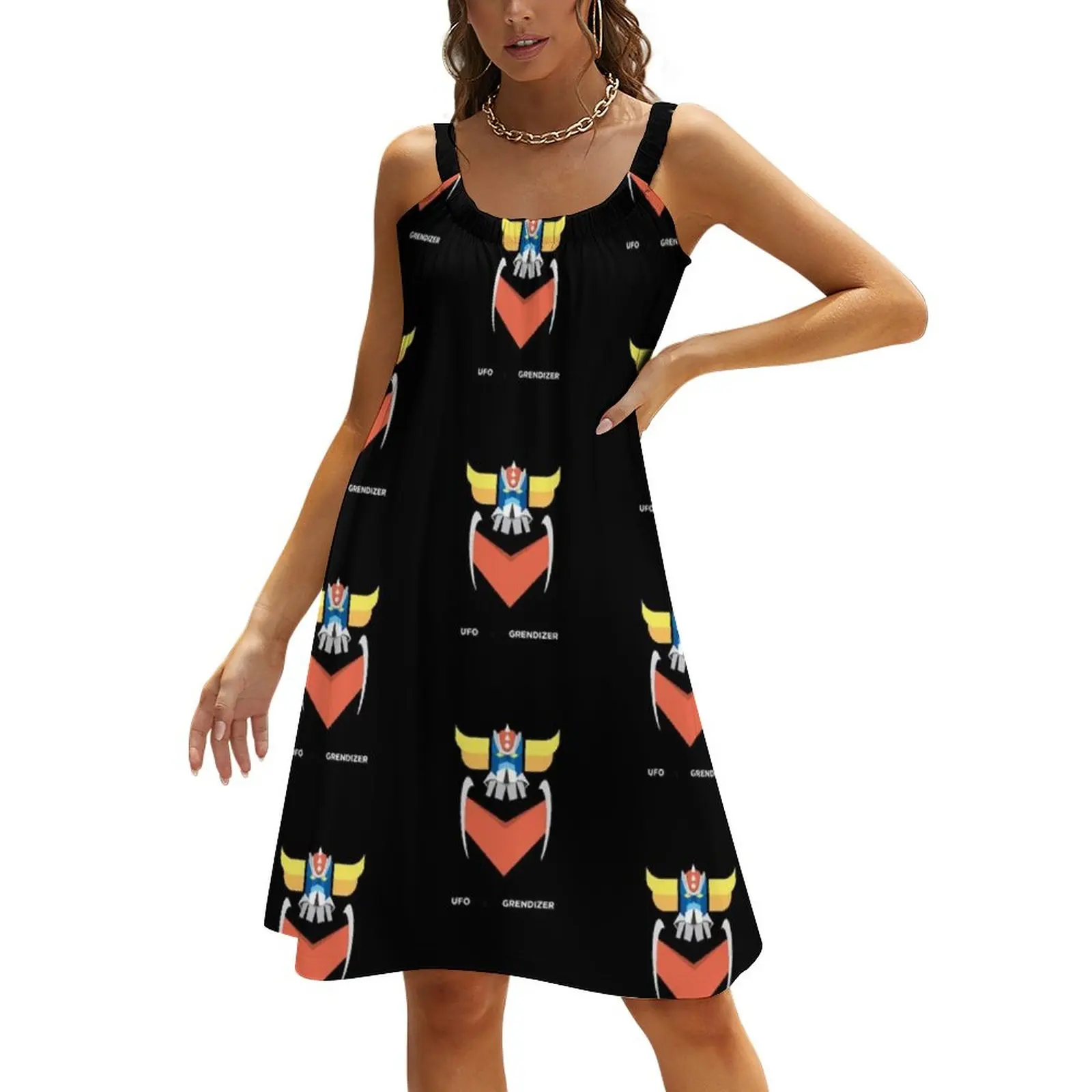 2022 Summer New Goldorak Sling Dress Anime Youth Clothing Pretty Social U Neck One Piece Dress
2022 Summer New Goldorak Sling Dress Anime Youth Clothing Pretty Social U Neck One Piece Dress