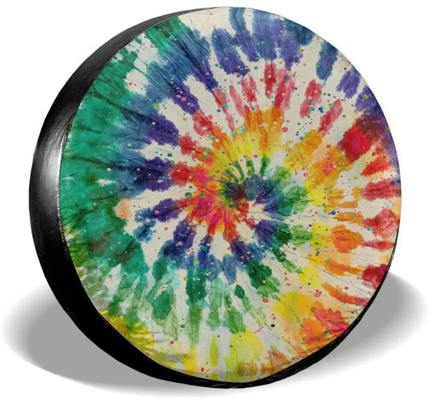Foruidea Tie Dye Spare Tire Cover Waterproof Dust-Proof UV Sun Wheel Tire Cover Fit for Jeep,Trailer, RV, SUV and Many Vehicle 1
Foruidea Tie Dye Spare Tire Cover Waterproof Dust-Proof UV Sun Wheel Tire Cover Fit for Jeep,Trailer, RV, SUV and Many Vehicle 1
