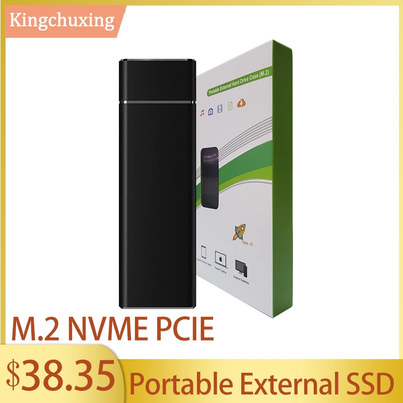 Kingchuxing Portable External Hard Drives M.2 NVME PCIE HD SSD 1TB 512GB 256GB 128GB Type C USB 3.0 Flash Drive SSD Hard Disk
Kingchuxing Portable External Hard Drives M.2 NVME PCIE HD SSD 1TB 512GB 256GB 128GB Type C USB 3.0 Flash Drive SSD Hard Disk