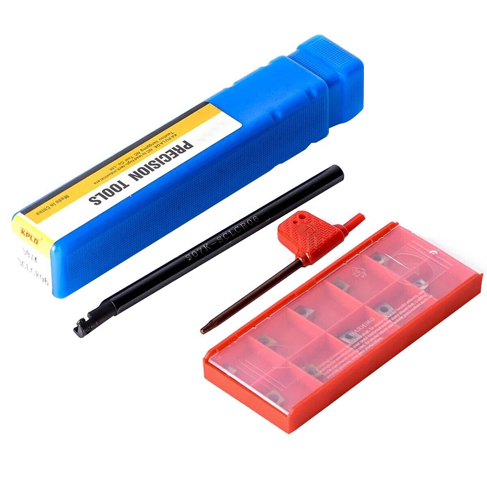 T8 Wrench Tool Holder 7mm Boring Bar CCMT060204 Carbide Insert Finishing For Semi-finishing Holder Tool Durable
T8 Wrench Tool Holder 7mm Boring Bar CCMT060204 Carbide Insert Finishing For Semi-finishing Holder Tool Durable