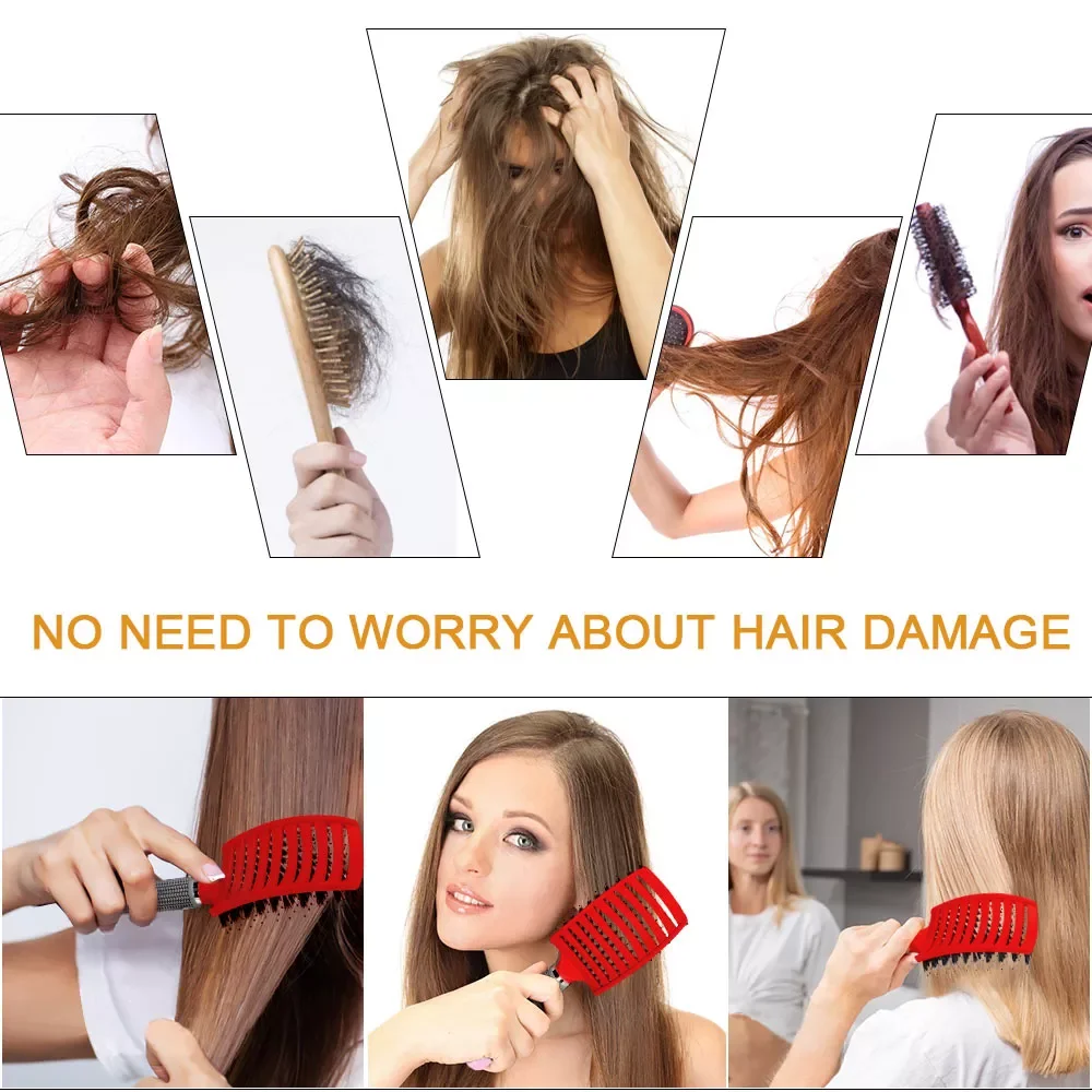 Brush Brosse Detangling Hair Brush Comb for Dropshipping Detangler Hairbrush Massage Comb for Salon Hairdressing Styling
Brush Brosse Detangling Hair Brush Comb for Dropshipping Detangler Hairbrush Massage Comb for Salon Hairdressing Styling