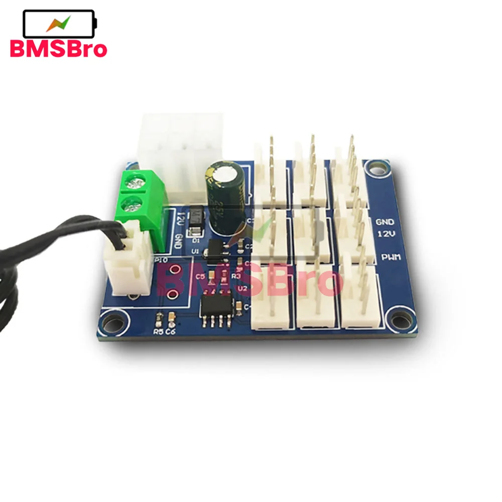 DC 12V 9-Way PWM Speed Controller Board Multi-channel Speed Regulator NTC Temperature Control Speed Moudle for PC CPU Cooler Fan
DC 12V 9-Way PWM Speed Controller Board Multi-channel Speed Regulator NTC Temperature Control Speed Moudle for PC CPU Cooler Fan