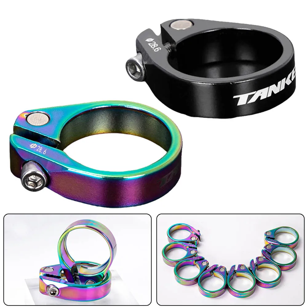 TANKE MTB Road Bike Aluminum Alloy Seat Post Clamp 28.6mm Bicycle Seatpost Clamp Lightweight Mountain Bike Seat Tube Clip
TANKE MTB Road Bike Aluminum Alloy Seat Post Clamp 28.6mm Bicycle Seatpost Clamp Lightweight Mountain Bike Seat Tube Clip