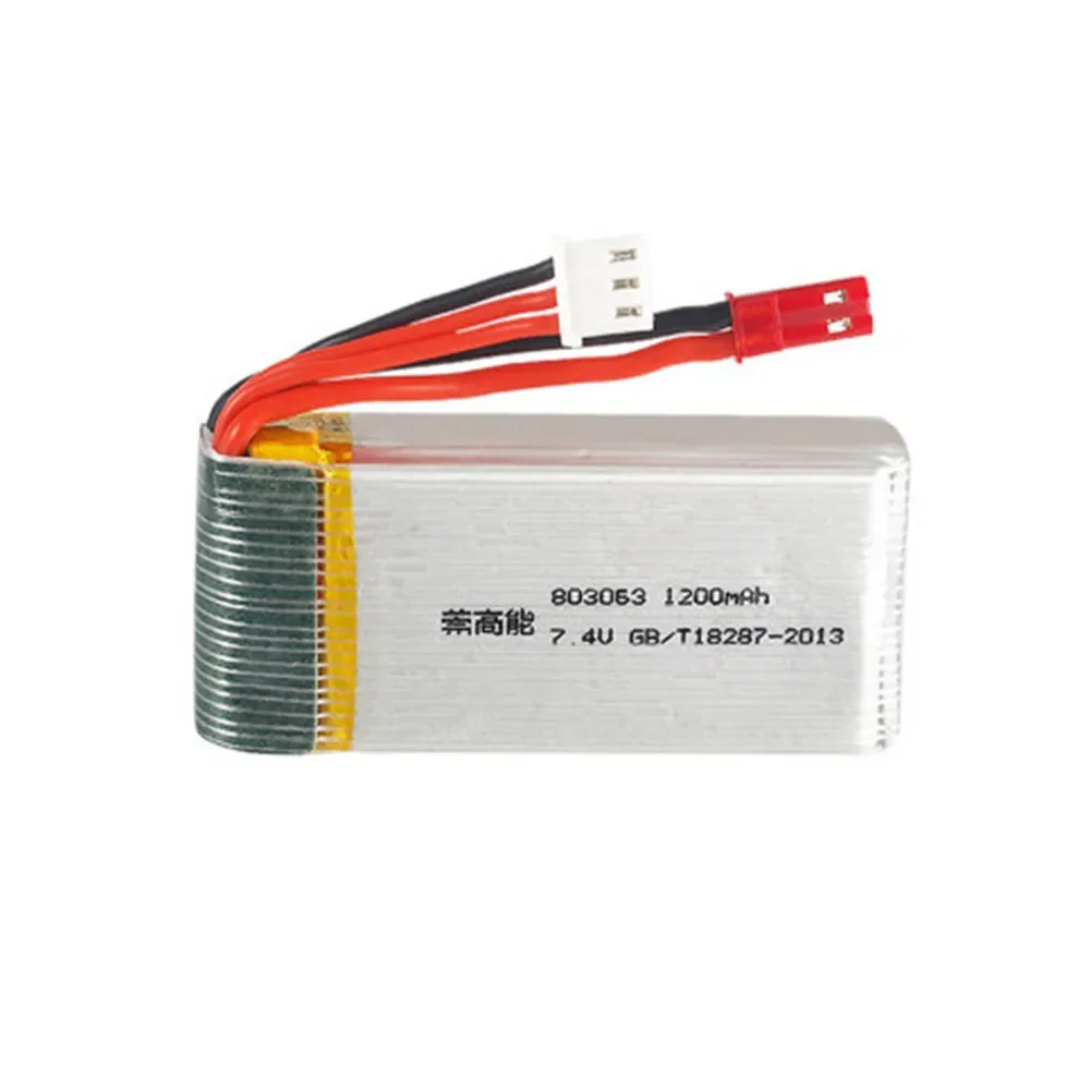 7.4V 1200mAh 2S 803063 30C Lipo Battery For MJX X101 X102 Yi zhang X6 H16 RC Drone Spare Parts 7.4V Battery Charger Set
7.4V 1200mAh 2S 803063 30C Lipo Battery For MJX X101 X102 Yi zhang X6 H16 RC Drone Spare Parts 7.4V Battery Charger Set