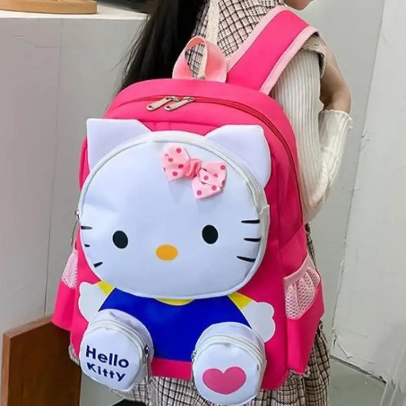 

Hello Kitty Small Backpack Japanese School Bag 26cm*11cm*33cm Girls Birthday Gift Zipper Opening Drop Shipping Cute Gift