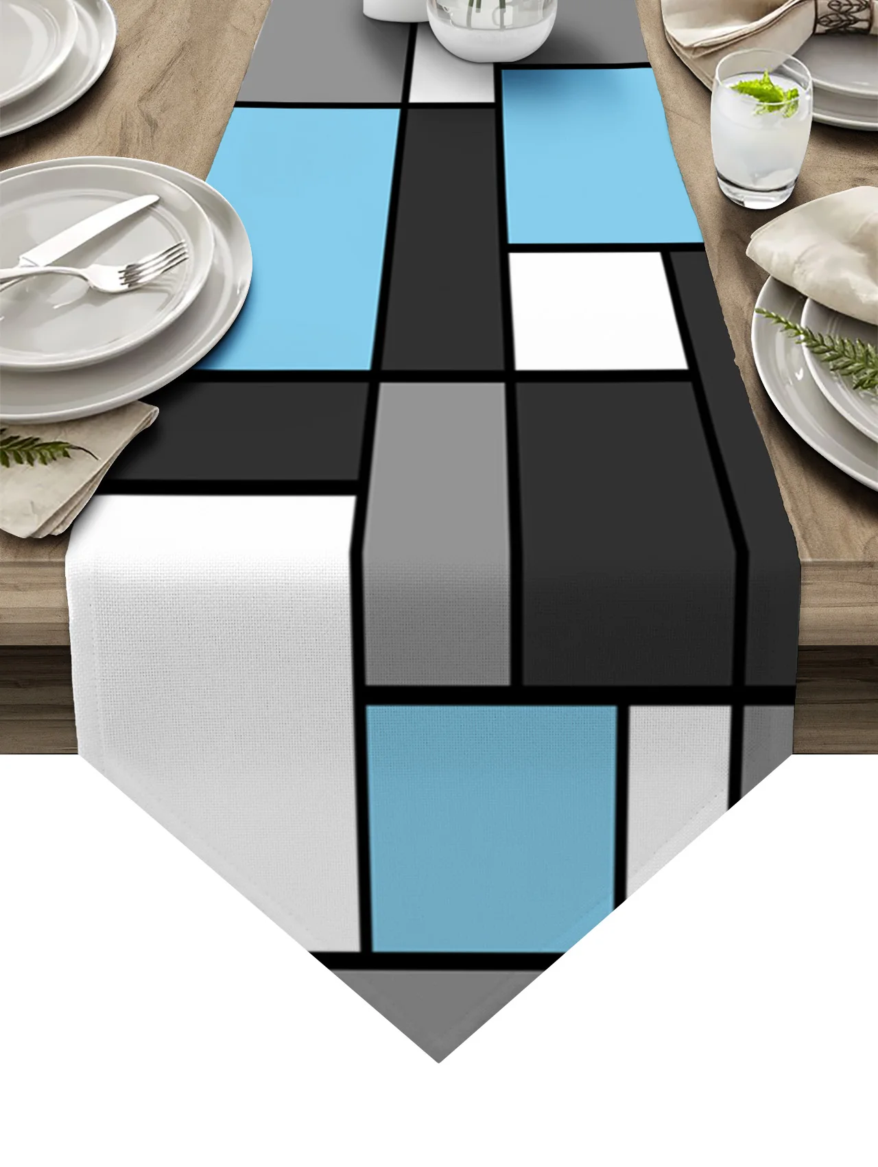 Geometric Figures Sky Blue Abstract Cotton Linen Table Runner Dining Table Decor Tablecloth Wedding Party Table Runners
Geometric Figures Sky Blue Abstract Cotton Linen Table Runner Dining Table Decor Tablecloth Wedding Party Table Runners