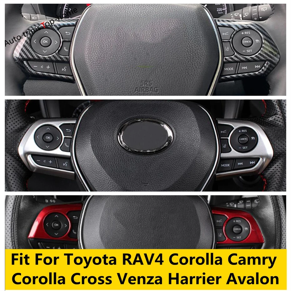 Car Steering Wheel Button Frame Cover Trim Accessories Interior For Toyota RAV4 Corolla Camry Corolla Cross Venza Harrier Avalon
Car Steering Wheel Button Frame Cover Trim Accessories Interior For Toyota RAV4 Corolla Camry Corolla Cross Venza Harrier Avalon