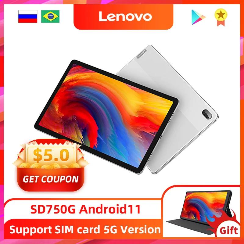 Lenovo Tablet Xiaoxin Pad P11 Plus 2021 5G Version Global version TB-J607Z Snapdragon 750G 6GB+128GB 11inch Android11
Lenovo Tablet Xiaoxin Pad P11 Plus 2021 5G Version Global version TB-J607Z Snapdragon 750G 6GB+128GB 11inch Android11