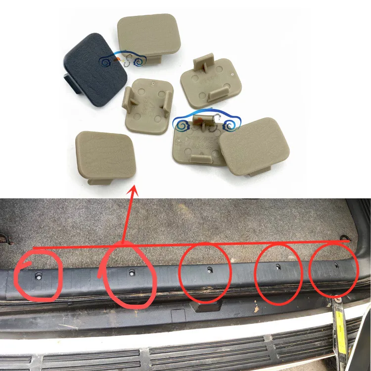 For Toyota 2003-09 PRADO LC120 4000 Original Rear Tailgate Carpet Trim Strip Screw Trim Cover Rear Tail Sill Screw Cover
For Toyota 2003-09 PRADO LC120 4000 Original Rear Tailgate Carpet Trim Strip Screw Trim Cover Rear Tail Sill Screw Cover